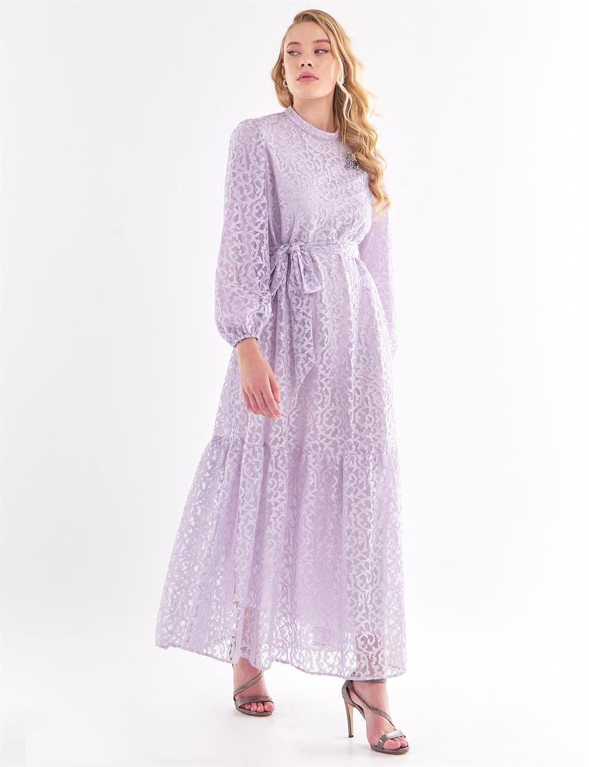 Dress-Lilac KA-B23-23103-16
