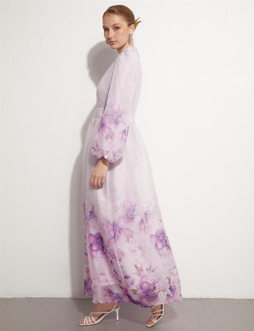 Dress-Light Lilac KA-B23-23085-354