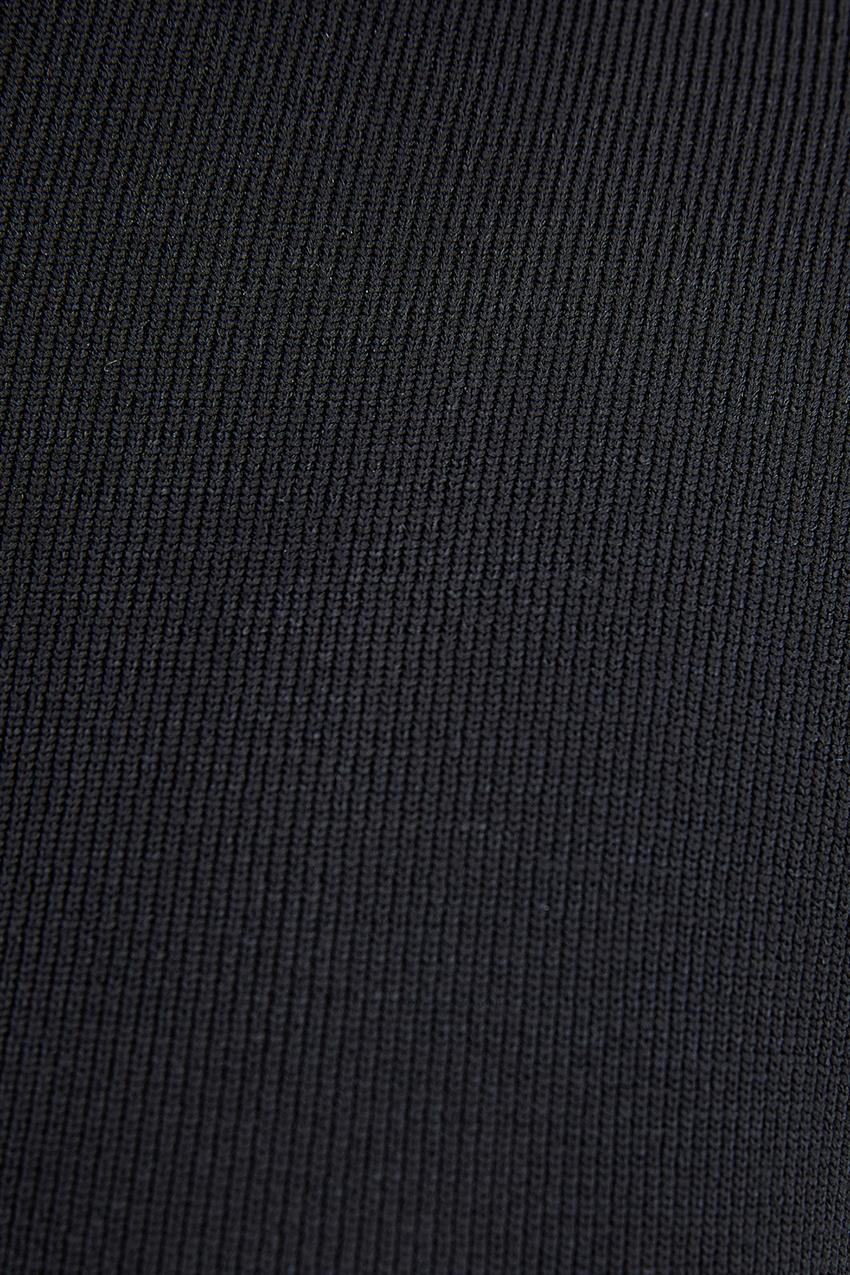 Fitilli Triko Elbise-Siyah 23F1XD105-101