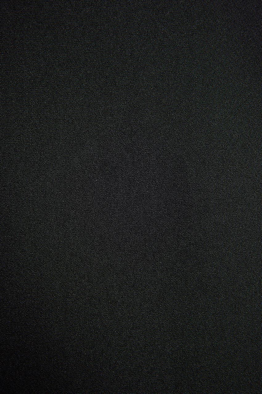 Düğme Detaylı Krep Yelek-Siyah 23F1T005-101
