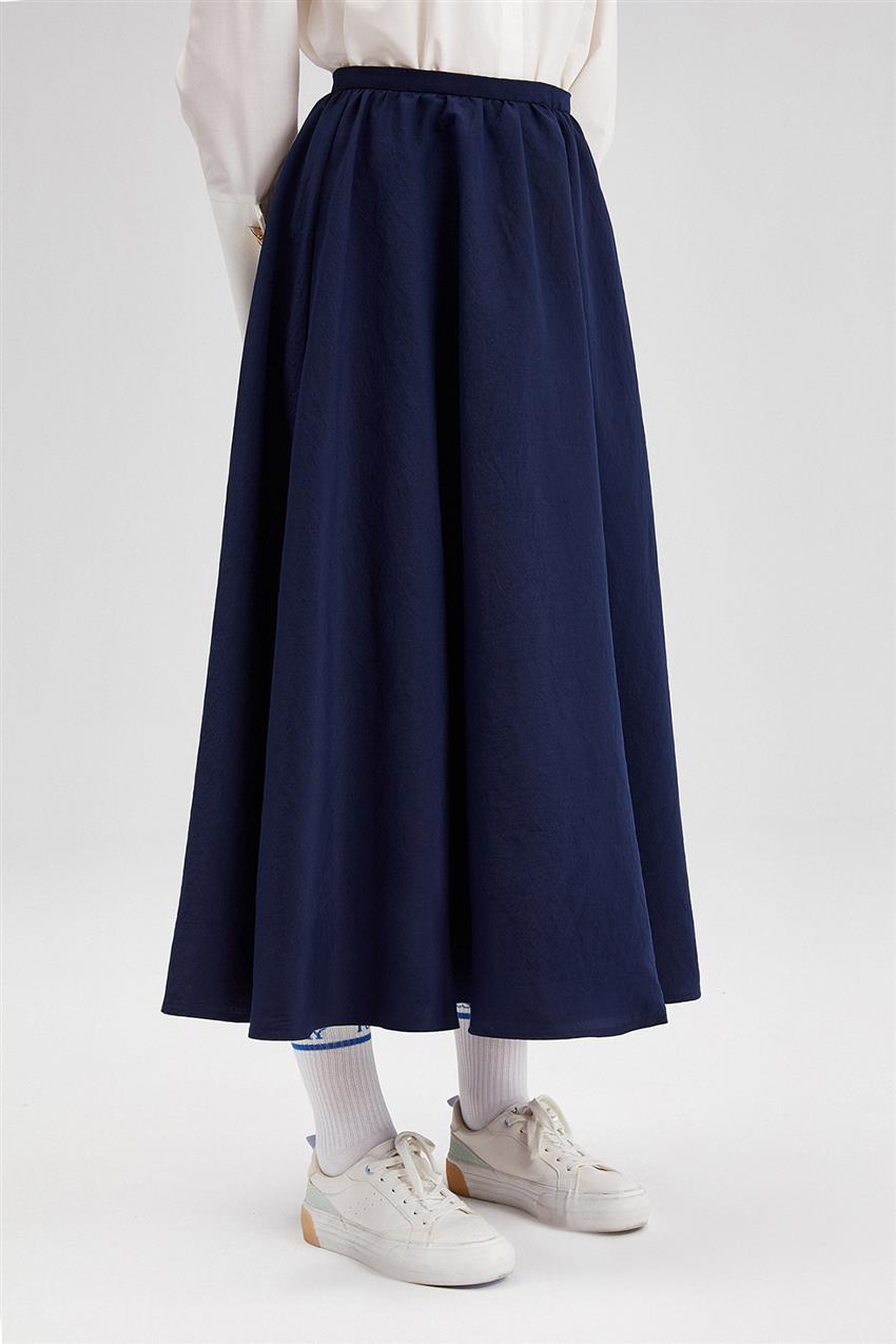 Skirt-Navy Blue 23F1X010-102