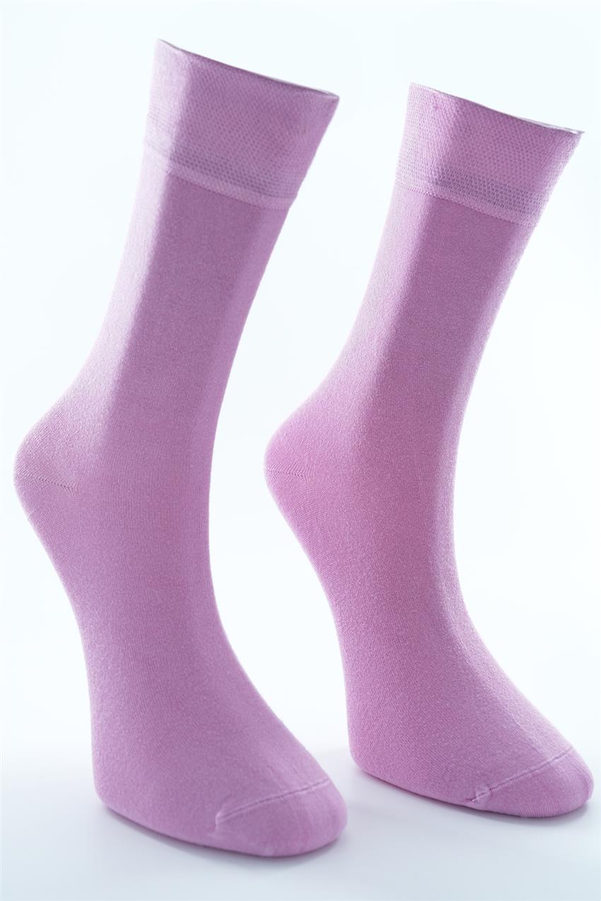Basic Uzun Çorap-Pembe 3148-42