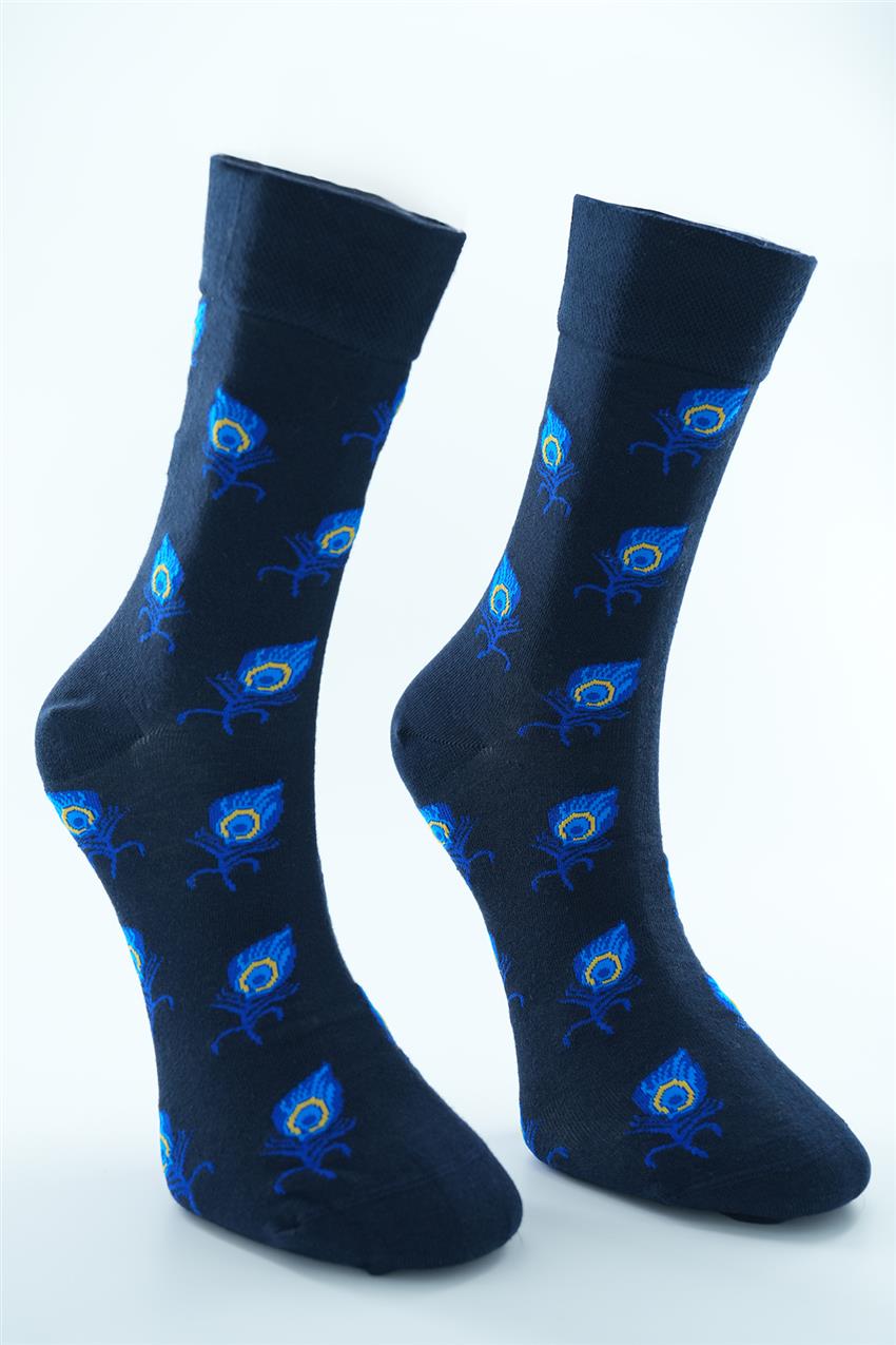 Socks-Navy Blue 1120-17