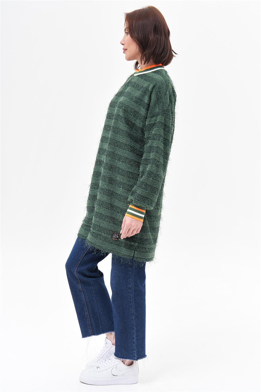 Sweatshirt-Green KY-A23-70012-25