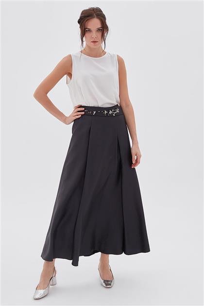 Skirt-Black Kayra-KA-B20-12050-12