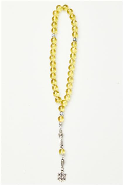 Craftsmanship Glass Rosary-Yellow 0039-29
