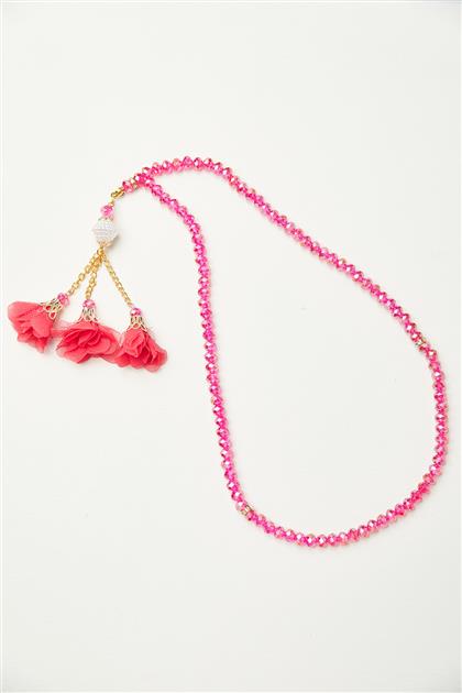 Flower pattern Rosary-pink 0027-42