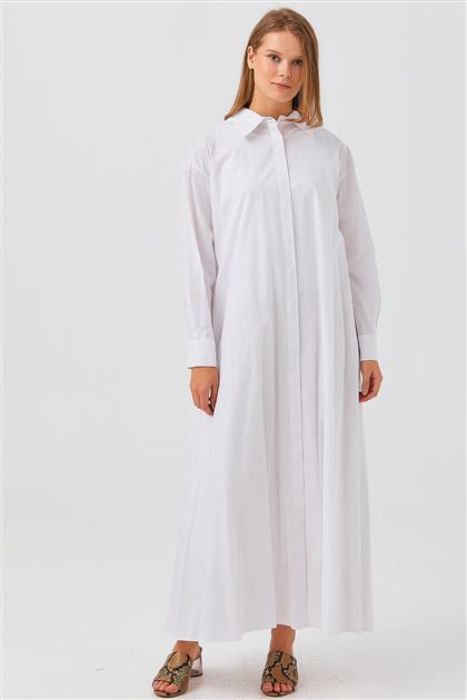 Çan Kesim Beyaz Elbise