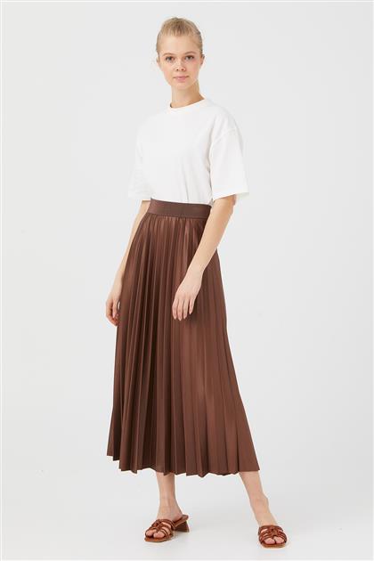 Skirt-Brown 22SSM23001D-68