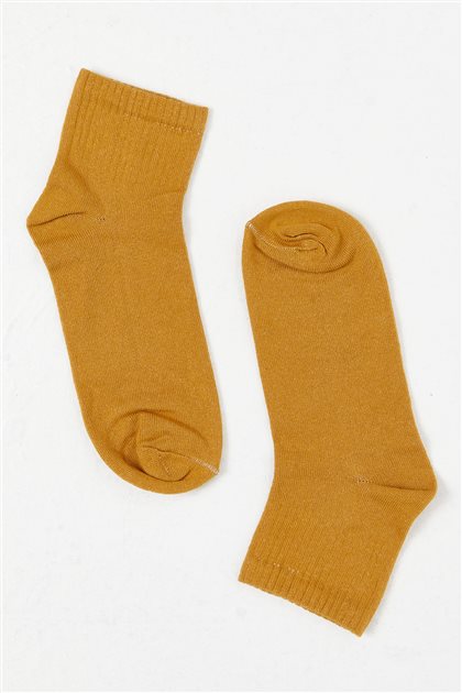 Socks-Mustard 22SSM40004A-55