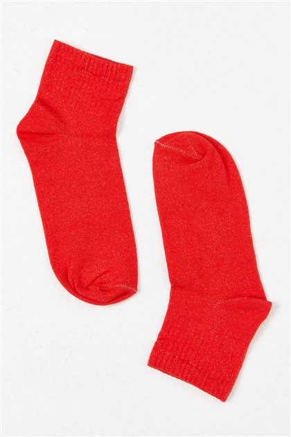 Çorap-Kırmızı 22SSM40004A-34
