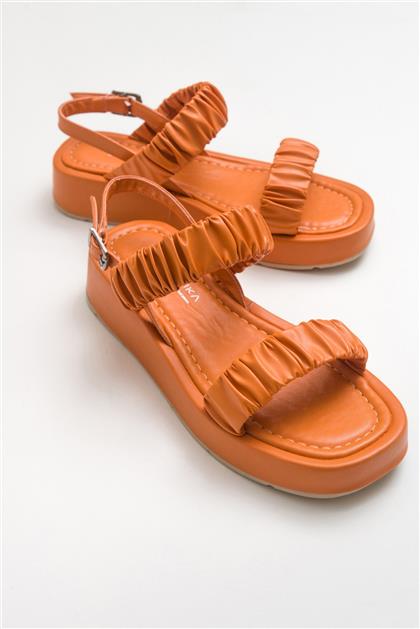 BRIDE Orange Sandals NİLOSHKA