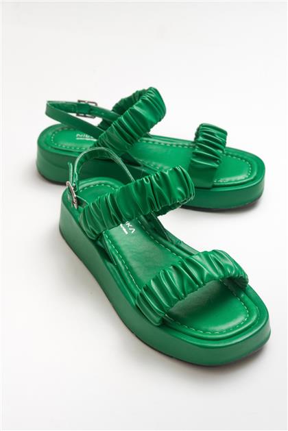 BRIDE Green Sandals NİLOSHKA