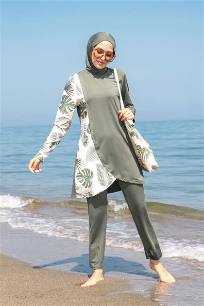 Hijab Swimwear-Black M2120-01