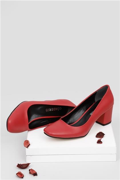 Gön Küt Burun Kalın Topuklu Kadın Klasik Ayakkabı 37800 (DDZA56537800004)