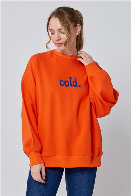 Sweatshirt-Orange 31028-37