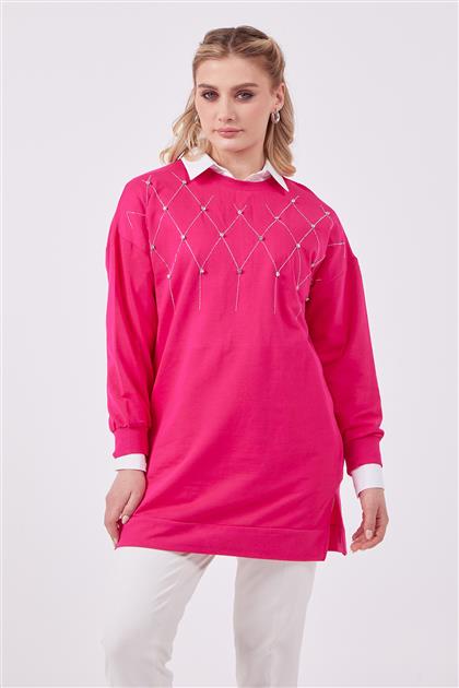 Sweatshirt-Fuchsia E-5002-43