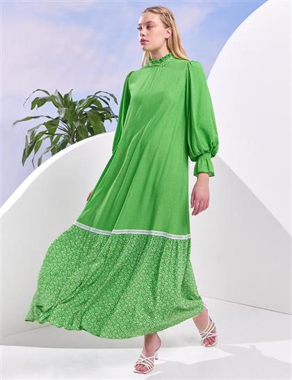 Elbise-Yonca Yeşili KA-B23-23060-588