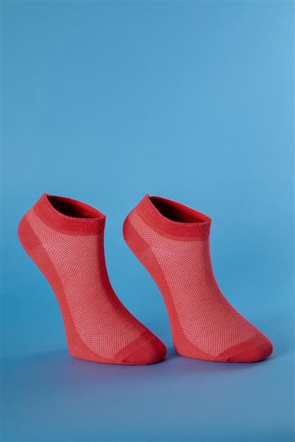 Basic Fuşya Patik Çorap
