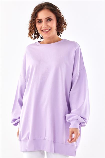 Oversize Basic Lila Sweatshirt