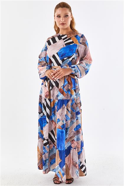 Dress-Sax Blue LVSS2233036-C320