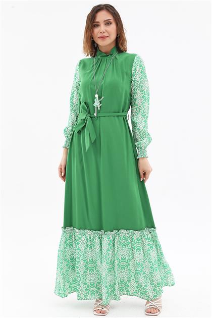 DO-B23-63030-07 فستان-أخضر