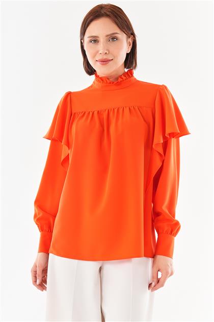 Blouse-Coral KY-B23-70007-37