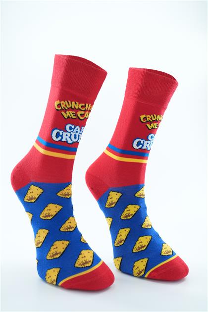Capn Crunch Limon Desenli Çorap-Karma 5123-284
