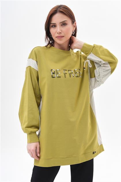 Sweatshirt-Olive Green KA-A23-31020-21