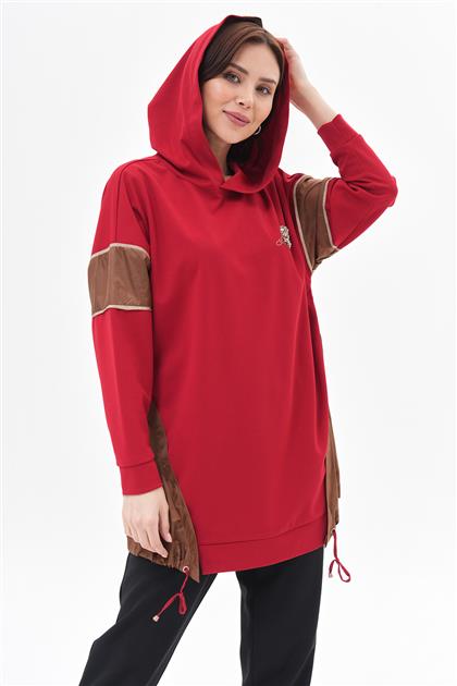 Sweatshirt-Red KY-A23-70018-19