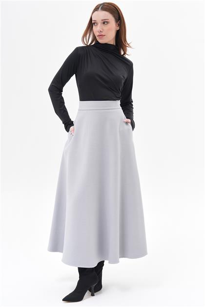 Skirt-Gray KA-A23-12044-07