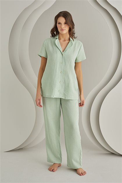 Pyjamas-Nightgown-Green NBB-68014-21