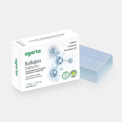 Agarta Doğal Cilt Bakım Anti-Aging Collagen Sabunu 150 Gr.-Standart AGT-014