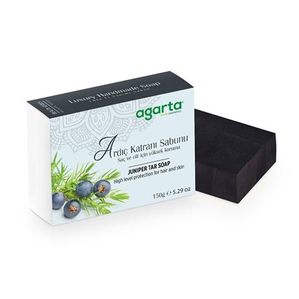 Agarta Doğal El Yapımı Ardıç Katranı Sabunu 150 Gr.-Standart AGT-015