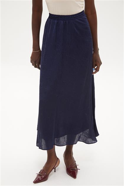 Skirt-Navy Blue 420042-R172