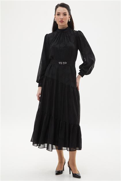 12505-01 فستان-أسود