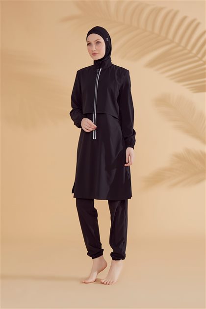 Hijab Swimwear-Black M2314-01