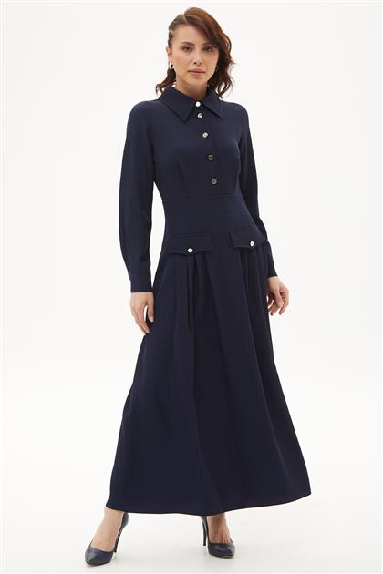 Dress-Dark Navyblue 12503-101