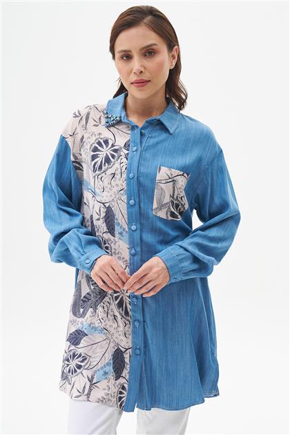 Tunic-Ice Blue 1548-14