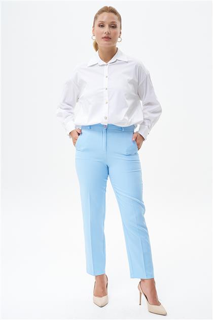 Normal Bel Cepli Mavi Pantolon 