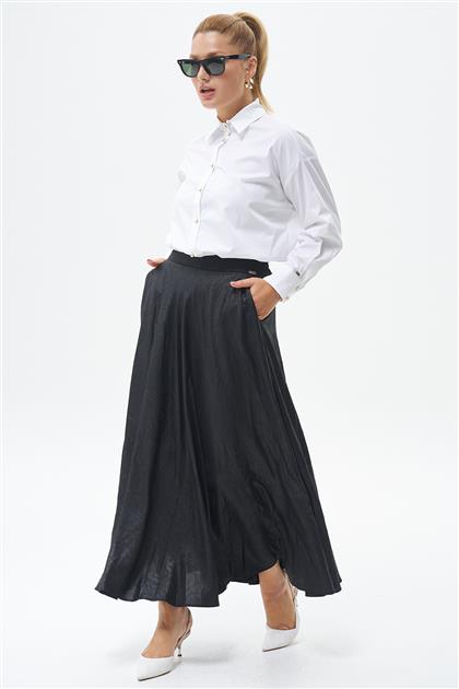 Skirt-Black 420057-R236