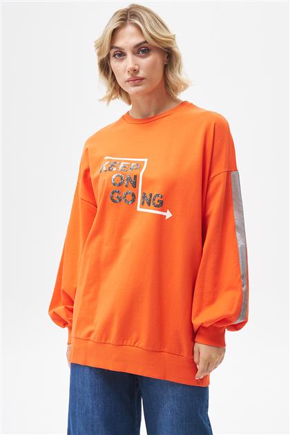 Sweatshirt-orange 270041-R213