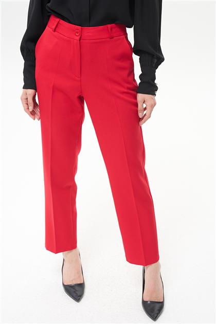 Pants-Red lvss2241018-C750