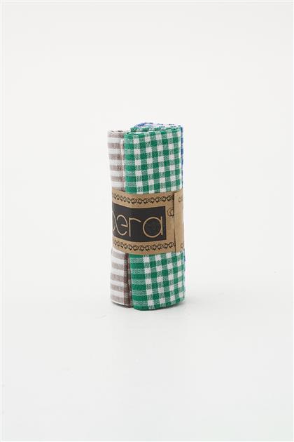 Towel-Sax Green Milk Coffee EM-06-489