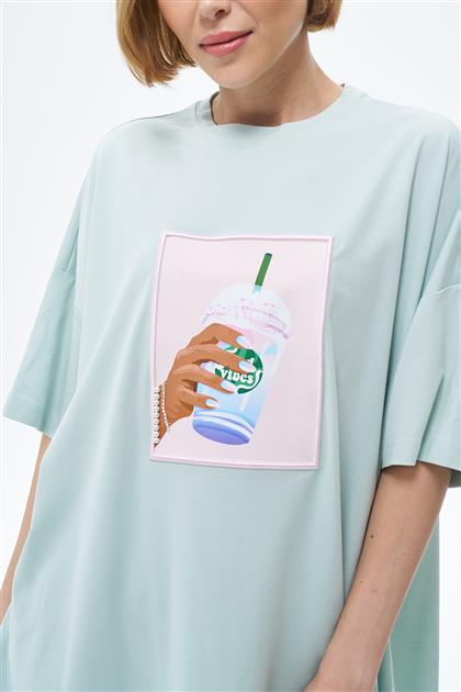 T-shirt-Light Mint 0032774-203