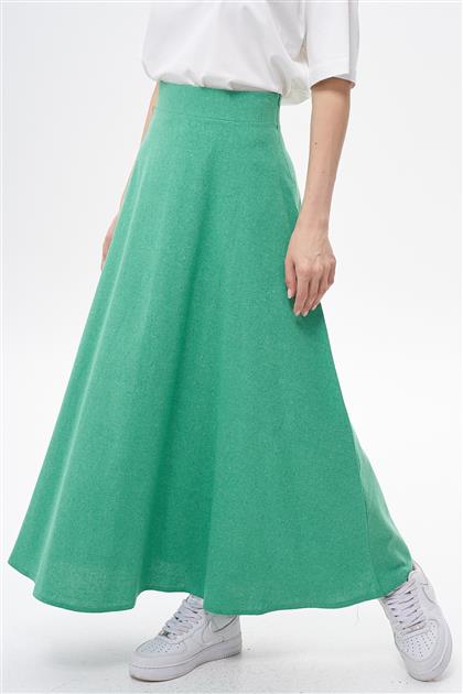 Skirt-Benetton Green EMR-RN-1408-143