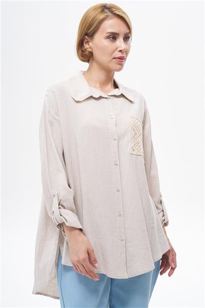 Shirt-Beige 1003445-018