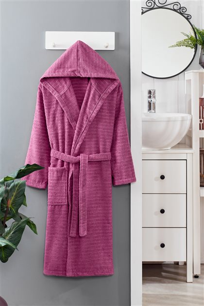 bathrobe-Plum BRNZ-DĞ-4656-51