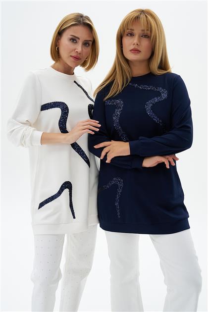 Tunic-Navy Blue 1263-17