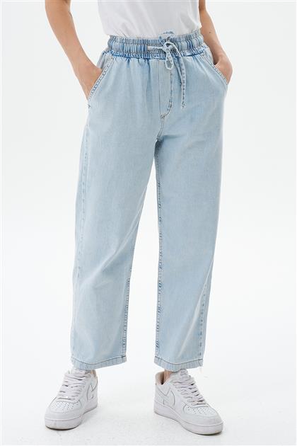 Denim Carrot Pantolon-Mavi 0032513-028